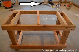 a workbench for the basement between