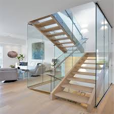 Consider a minimalist modern home. China High Quality New Design Modern Stair Railing Glass Aluminium Balustrade China Glass Aluminium Balustrade Stair Railing