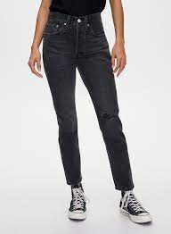 levi s 501 skinny black mail the