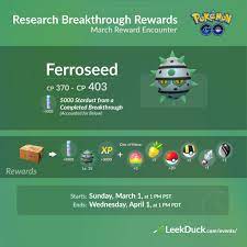 March Research Breakthrough - Leek Duck | Pokémon GO News and Resources