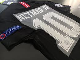 Check spelling or type a new query. Camiseta Psg Jordan Negra 2018 19 Con Estampado De Neymar Y Parches De Champions Version Match