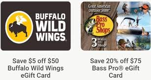 Free shipping, gift cards, and more. Expired Kroger Online Save 20 Off Bass Pro Shops Gift Cards 10 Off Buffalo Wild Wings Gc Galore