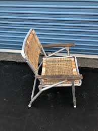 Vintage Aluminum Folding Patio Chair