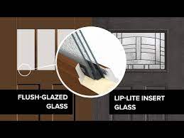 Flush Glazed Glass Vs Lip Lite Insert