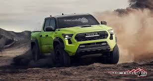 2024 toyota tacoma trd pro rendered in