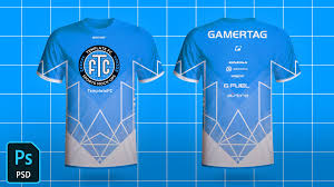 esports jersey template mock up free