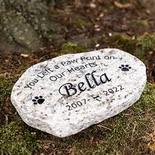 pet memorial natural granite headstone