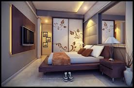 Warm Bedroom With Cool Wall Art