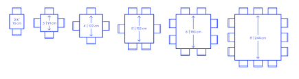 Square Table Sizes Dimensions Drawings Dimensions Guide