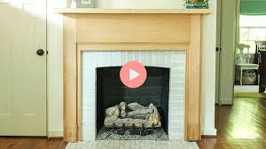 Easy Way To Update A Painted Fireplace