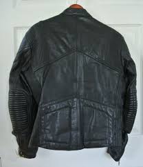 Details About Mens Vintage Hein Gericke Leather Motorcycle Jacket Black Size 40