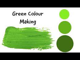 Light Green Colour Colour Mixing