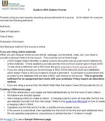 Guide To Apa Citation Format 1 Pdf
