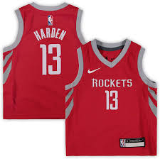 About 5% of these are basketball wear, 0% are men's hoodies & sweatshirts. Amazon Com Nike James Harden Houston Rockets Nba Kids 4 7 Red Road Icon Edition Replica Jersey Kids 4 Clothing