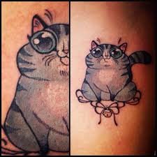 Trendy tattoos small tattoos tattoos for women cute cat tattoo tiny cat tattoo meow tattoo cat outline tattoo tattoo white ink cat paw tattoos. Fat Cat Tattoo Tattoo Image Collection