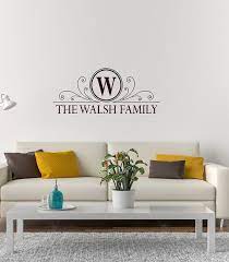 Personalized Wall Decal Family Name