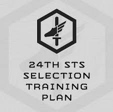 24th sts selection training plan