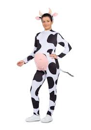 maternity women s cow costume