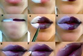 how to make unusual purple lips