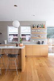 midcentury modern flooring kitchen