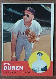 Ryne Duren, L.A. Angels, Pitcher - 1963 Topps Baseball Card #17 | eBay