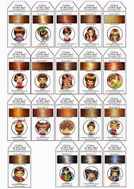Copic Color Of The Day Jennifer Dove Printable Hair Brown