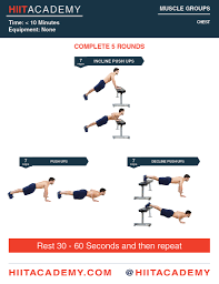 chest mania hiit workout hiit academy