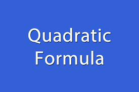 Quadratic Formula Equation How To