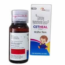cetirizine hydrochloride syrup ip 5 mg