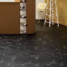 black marble vinyl flooring tiles in