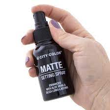 city color matte setting spray with
