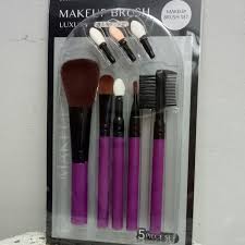 jual make up brush miniso ungu kota