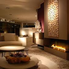 Living Room Furniture Around A Fireplace