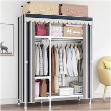 Get the best deals on solid wood armoires and wardrobes. Color Beige Size 165 45 170cm Armoire Wardrobe Closet Space Saving Closet Storage Bag Solid Color Cloth Solid Wood Rod Bold Reinforcement Home Bedroom Simple Installation Durable Storage Furniture Home Kitchen