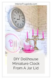 Check out our dollhouse miniatures selection for the very best in unique or custom, handmade pieces from our dollhouse miniatures shops. Diy Dollhouse Miniature Clocks In Two Styles Interior Frugalista