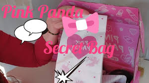 secret bag pink panda per san