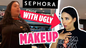 i wore ugly makeup to sephora mar