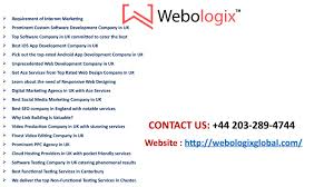 An seo company can't buy their way on to our lists, they must earn their spot. Best Social Media Marketing Company In Uk By Webologix Global Issuu
