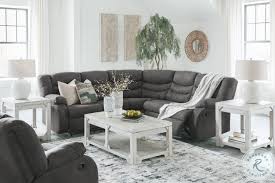 Partymate Slate Reclining Sectional By Ashley Furniture