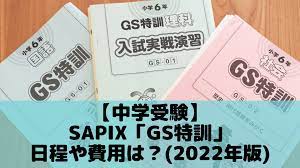 中学受験】SAPIX「GS特訓」日程や費用は？(2022年版) | ポチたま中学受験