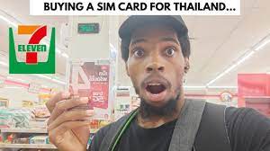 a sim card for thailand at 7 eleven