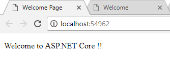 configuring startup page in asp net core