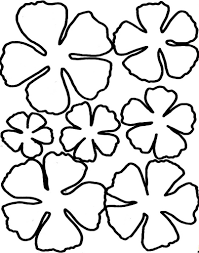 All templates come with printable pdfs and svg cut files for cutting machine use. Printable Flower Templates Coloring Home