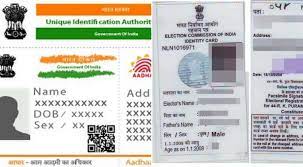 india aadhaar card voter id linking