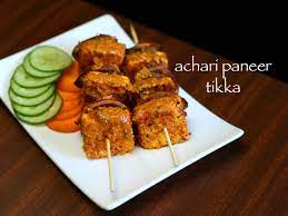 achari paneer tikka recipe easy