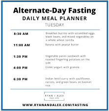 intermittent fasting meal plan pdf to