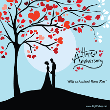 wedding anniversary wishes cards with