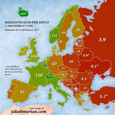 Chart Of Wealth And Poverty Across Europe Where Does