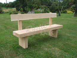 Garden Bench With Back Rustic Oak