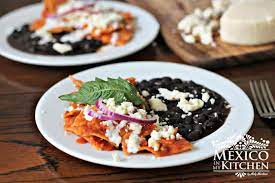 mexican chilaquiles chilaquiles rojos